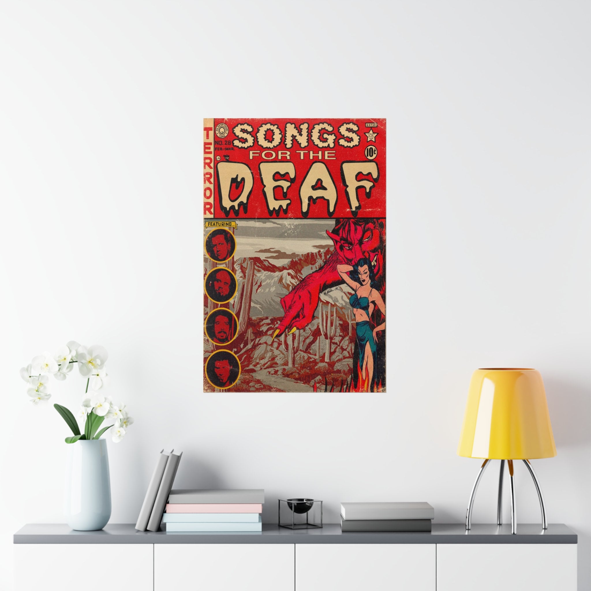 Queens Of The Stone Age Songs For The Deaf QOTSA Vertical Matte Poster sold by Cyan Hmong