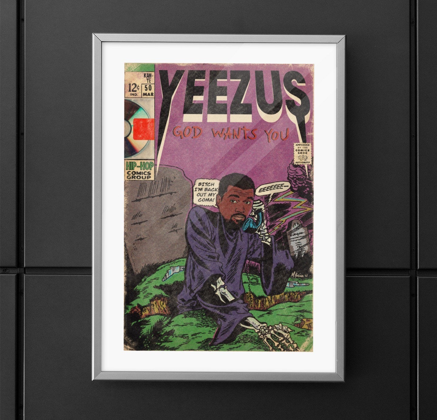 Kanye West - Yeezus - Vertical Matte Posters
