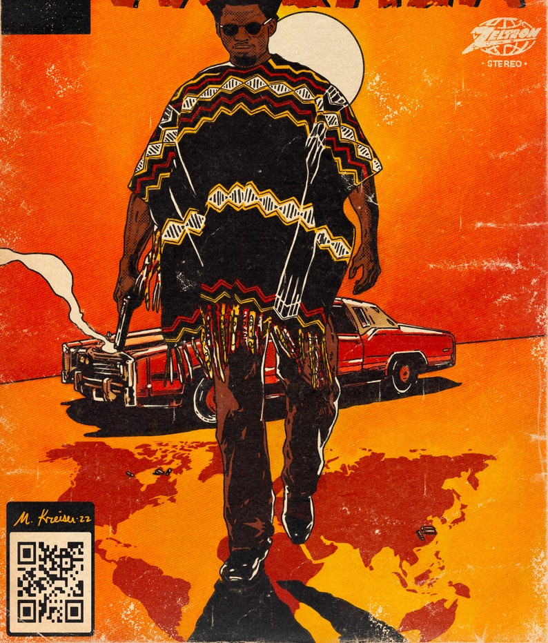 Denzel Curry Walkin Hip Hop Comic Print Etsy Australia