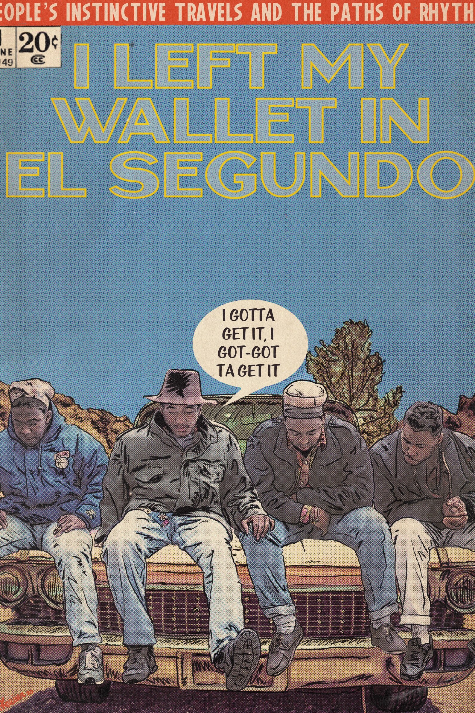 A Tribe Called Quest I Left My Wallet in El Segundo Fan Art Etsy