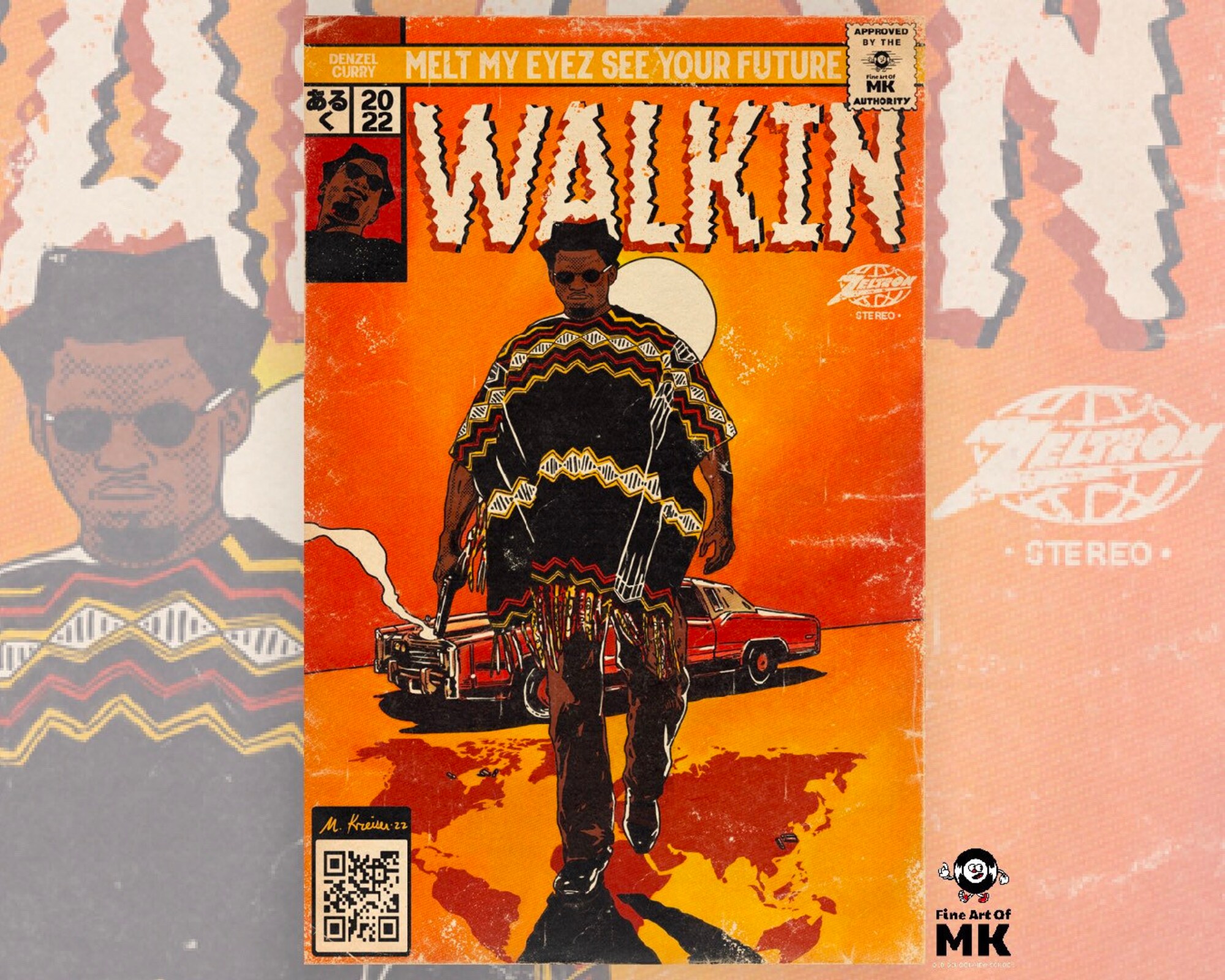 Denzel Curry- Walkin - Hip Hop Premium Matte Vertical Posters