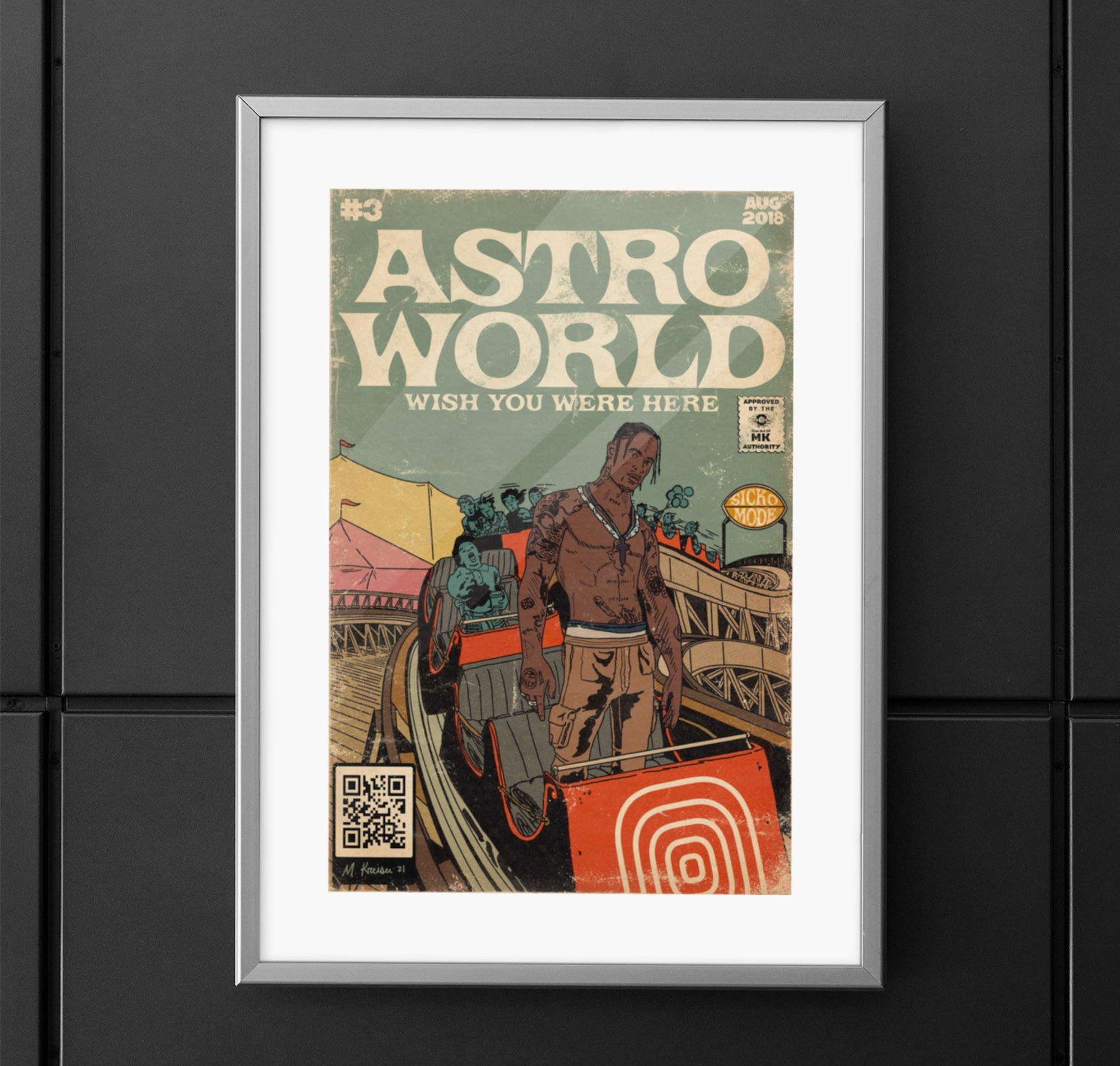 Astroworld Comic Book Premium Matte Vertical Posters