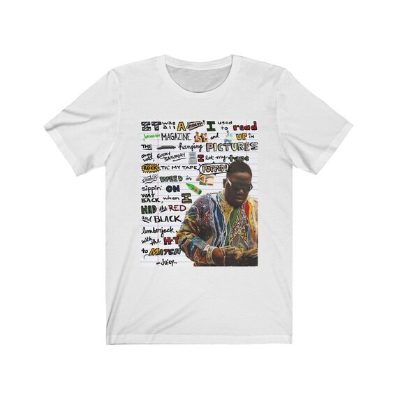 biggie lyrics t shirt