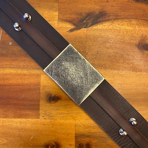 Obi-wan Kenobi Series Finale Inspired Belt and Brass Buckle