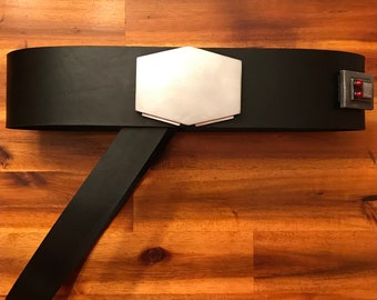 Seventh Sister Inspired Leather Belt and Buckle Rig