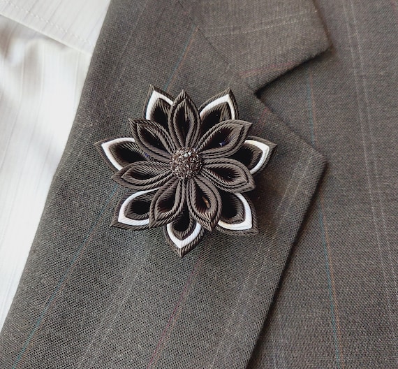 Brooch for store black suit