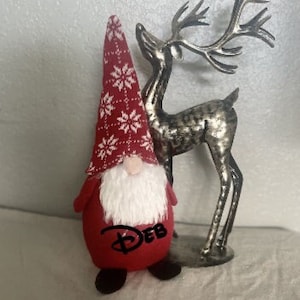Personalized Christmas Plush Gnome with Name