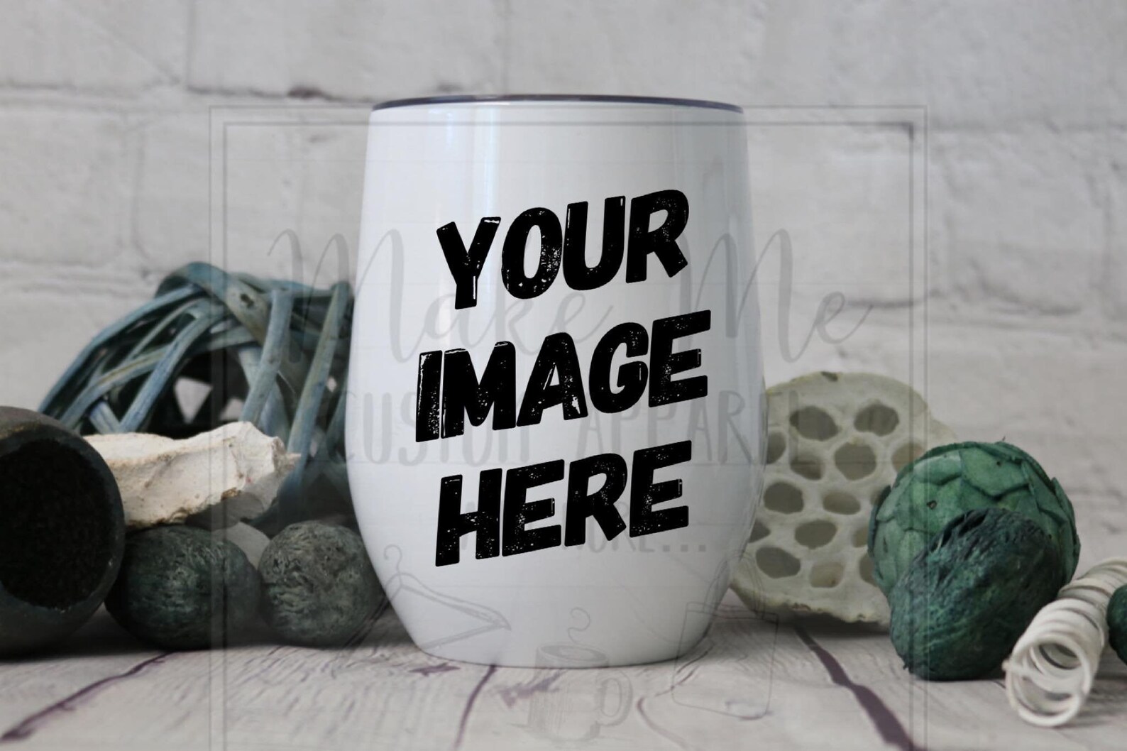 Download Wine Tumbler Mockup Stainless Steel Tumbler Mockup | Etsy