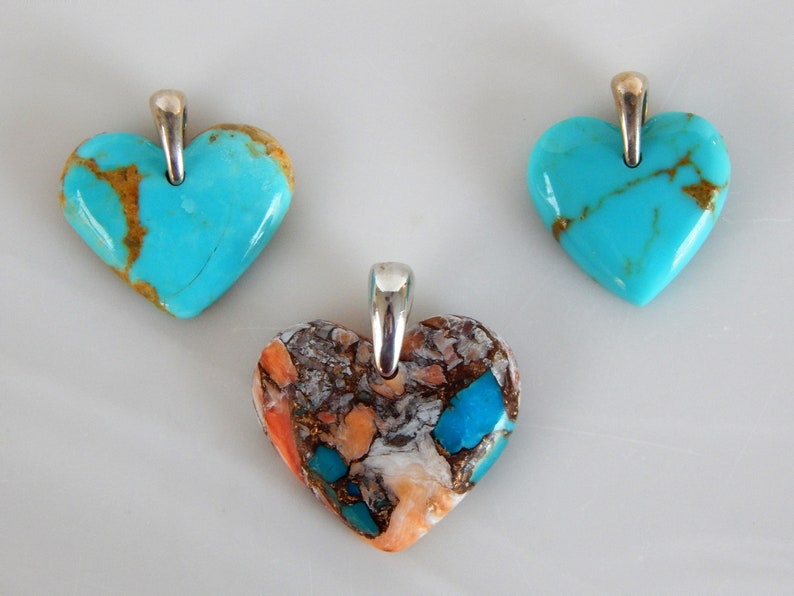 Turquoise Necklace ~ Spiny Oyster Copper Turquoise Necklace ~ Turquoise Birthstone ~ Turquoise Gemstone ~ December Birthstone Jewelry