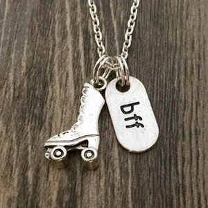 Roller Skate Necklace,sterling silver filled, Bff Jewelry, Roller Skating Jewelry, Roller Skating , Best friend Gift, Christmas gift