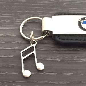 Nuta pęku kluczy, brelok muzyczny, muzyka Symbol, niestandardowe pęku kluczy, muzyka szkolnych prezent, muzyk biżuteria, muzyka kochanka pęku kluczy prezent