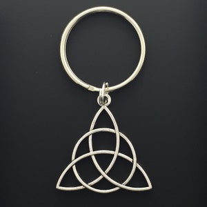 Large Trinity Celtic Knot Keychain, Celtic Knot Keychain, Irish Celtic Jewelry, Celtic Symbol, Custom Keychain, Purse Charm