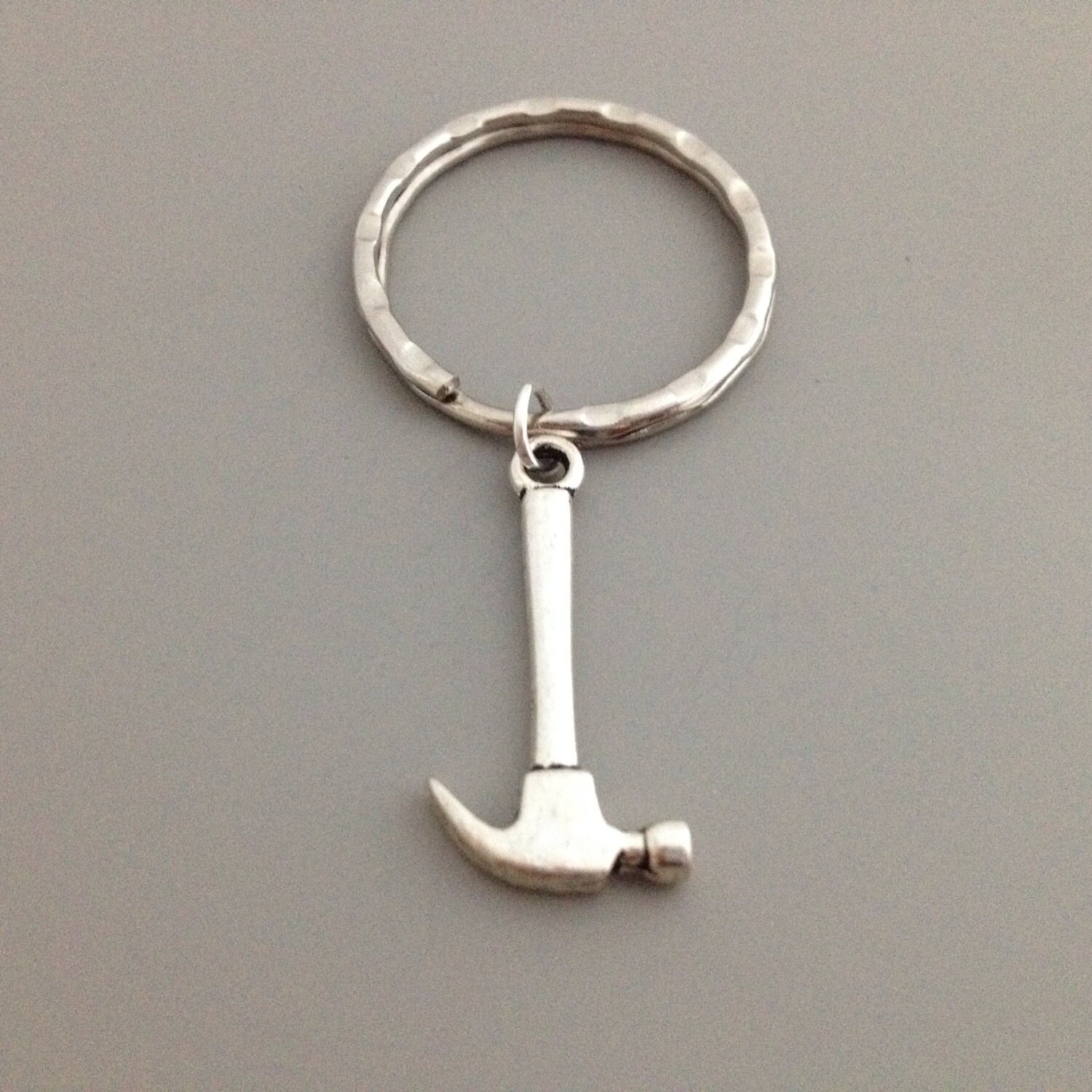 Hammer Keychain Hammer Key Ring Father's Day Gift Gift Etsy