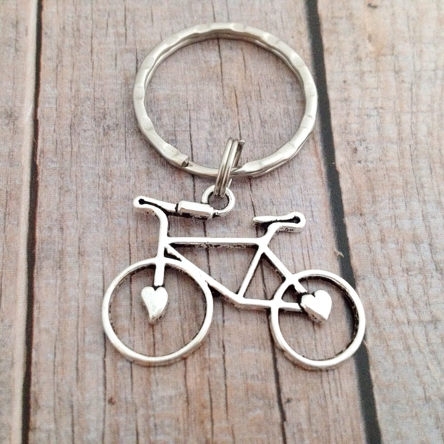 Bicycle Keychain Bicycle Key Ring Personalized Keychain Etsy