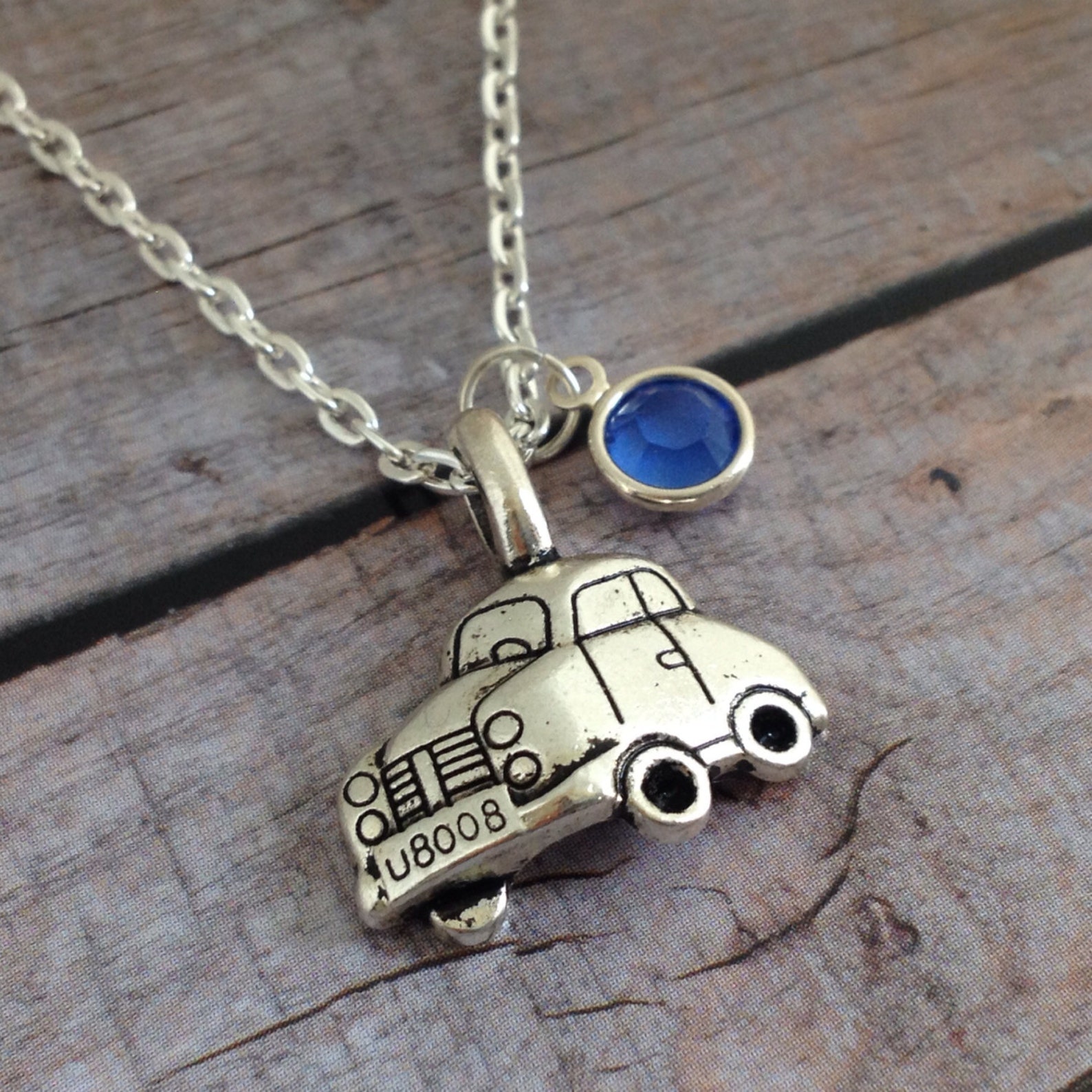 Collier Pendentif Mercedes Benz Plaqué Or Avec Cz Argent 925 Fait Main - Neuf Avec étiquettes