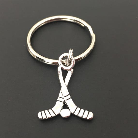 Hockey Sticks Keychain Ice Hockey Key Ring Field Hockey Etsy