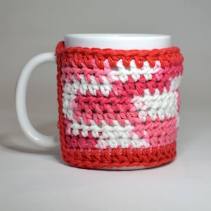 Red Multicolored MUG Warmer COZY Cozie