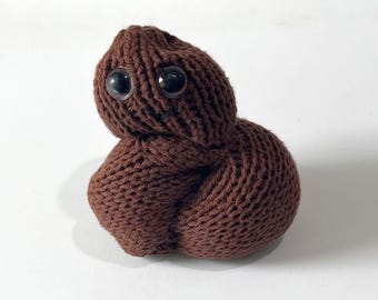 Funny POOP POO Stuffie - Cute Amigurumi - Novelty Home Decor Gifts