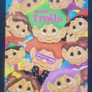 Norfin Troll Stickers, Activity Album Booklet and Folder