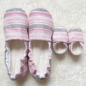 HANNAH Pink Women's slippers, Organic Lined House Slippers, Hospital Maternity shoes image 2