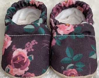 HARLOWE - Organic Cotton Lined Soft-soled CLAMFEET Baby Shoes