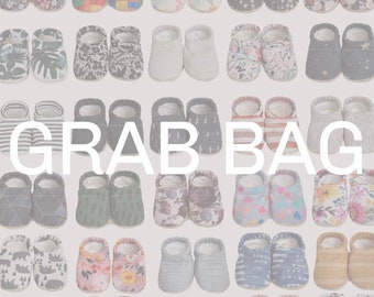 GRAB BAG- Organic Lined Baby, Toddler, Kids, and Adult Shoes