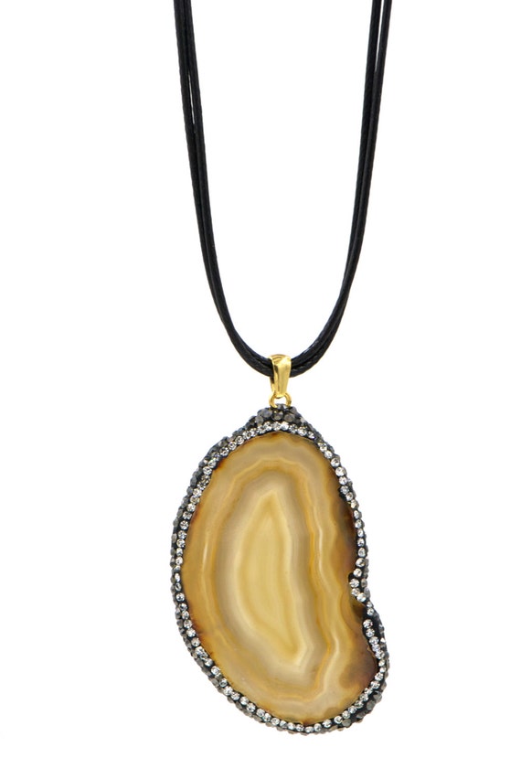 Natural Agate Necklace Hot Sale, 54 