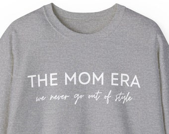 The Mom Era Hood, Women's Funny Concert Sweatshirt, Funny Mom Hoodie, Mom's Birthday Sweatshirt, New Mom & Pregnancy Outfit, Gift for Wife