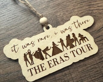 Eras Tour Ornament | Laser Engraved Plywood, Swiftmas Gift