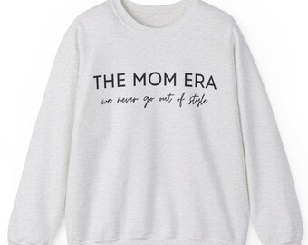 The Mom Era Hood, Women's Funny Concert Sweatshirt, Funny Mom Hoodie, Mom's Birthday Sweatshirt, New Mom & Pregnancy Outfit, Gift for Wife