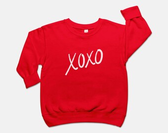 Xoxo Valentine Toddler Crew Neck Sweatshirt - 3317