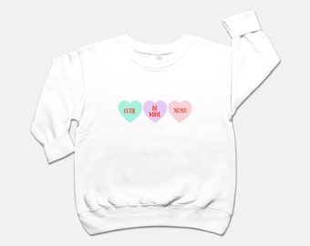 Valentine HeartsToddler Crew Neck Sweatshirt - 3317