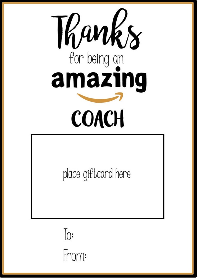 Amazon Printable Gift Card Holder / Amazon Gift Card / Etsy