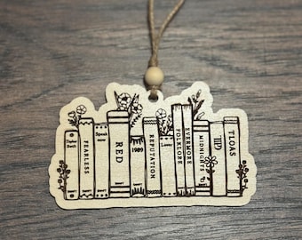 Eras Tour Wooden Christmas Ornament | Laser Engraved Taylor Albums