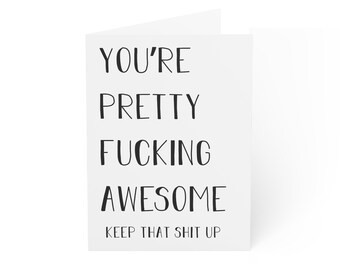 You are Awesome Greeting Cards / Thank you card / Greeting Card (1, 10, 30, and 50pcs)