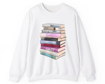 Taylor Album Stack Unisex Heavy Blend™ Crewneck Sweatshirt