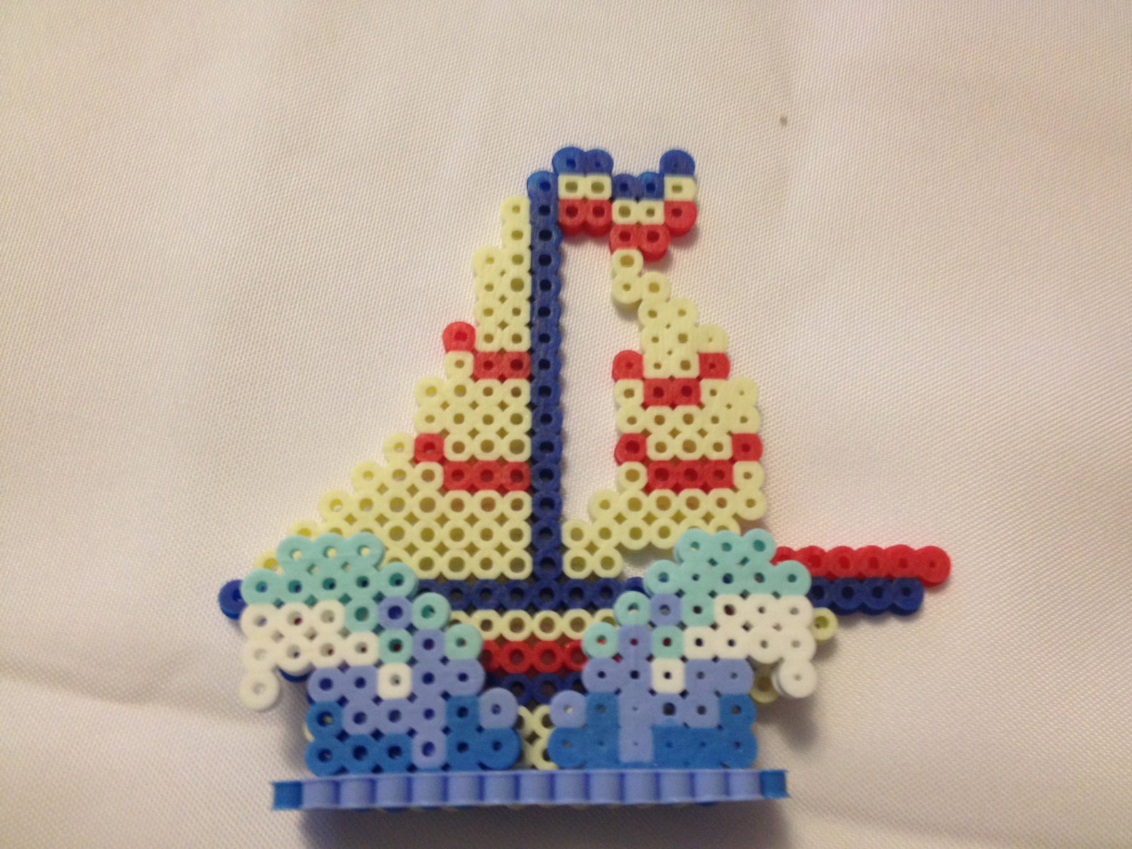 Perler Bead 3D Sailboat Etsy