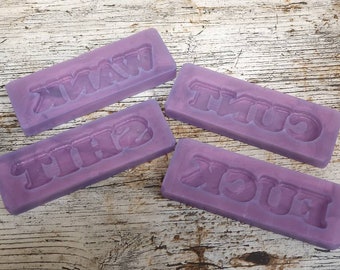 Swear/Naughty Word Silicone Moulds