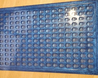 Silikonform av dödskalle för harts, vaxsmältor, jesmonit, ljustillverkning | Gotisk Halloweenform | Tvålform