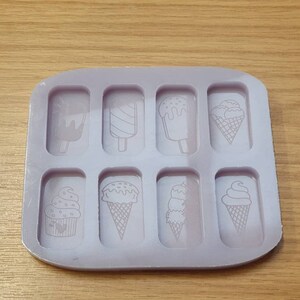 Ice Cream Wax Melts Silicone Mould. Fit Home Bargains Box!