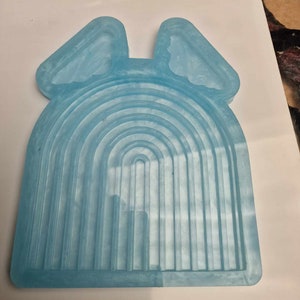 Rainbow with Clouds Silicone Mould