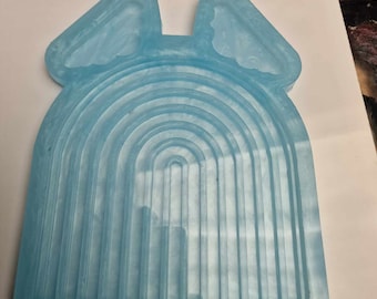 Rainbow with Clouds Silicone Mould