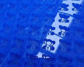 Molde de silicona para moldes de elefante, Scoopies, Scoopy, Tiny Melts y Gummies