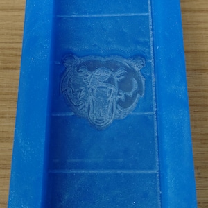 Grizzly Bear Wax Snap Bar Silicone Mould