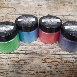 MR Mica Spring Mica Pack - Spring Green, Scuba Blue, Blueberry, Candy Apple