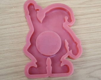 Freestanding Father Christmas Santa Chocolate Orange Holder Silicone Mould