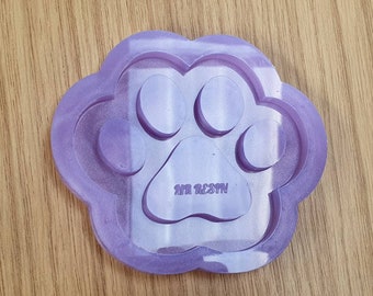 Hanging Pawprint Decoration Ferrero/Lindt Holder Silicone Mould