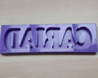 Cariad Freestanding Word Silicone Mould
