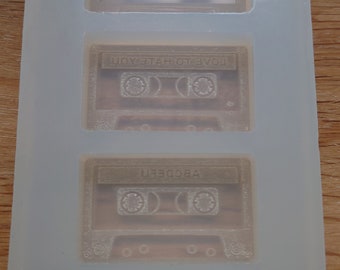 Cassette Tape: Non Love Songs HB Style Wax Melt Silicone Mould