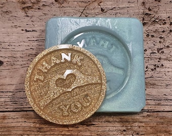 Gracias Abrazo Token Silicona Mould